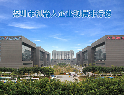 富家激光位列深圳市机械人企业规模排行榜榜首